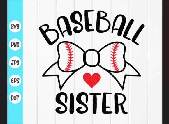 Baseball Sister SVG: A Perfect Gift for Her