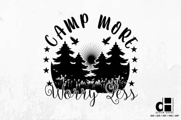 Camping Summer Camper Outdoor SVG PNG for Graphics and Crafts