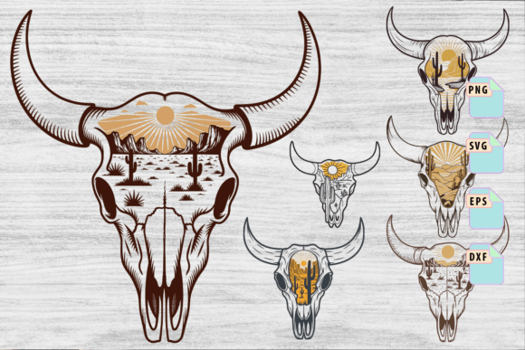 Cow Skull with Flowers SVG: A Versatile Graphic for Crafts