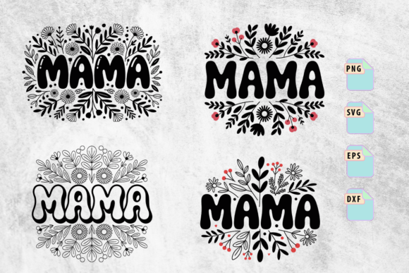 Floral Mama SVG Bundle: A Versatile Embroidery Design