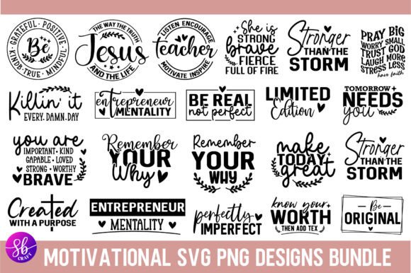 Inspirational Png Svg Bundle: A Must-Have for Creative Crafts and Graphics