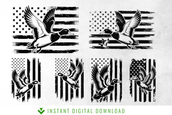 Patriotic Duck Hunting SVG Bundle for Creative Crafts