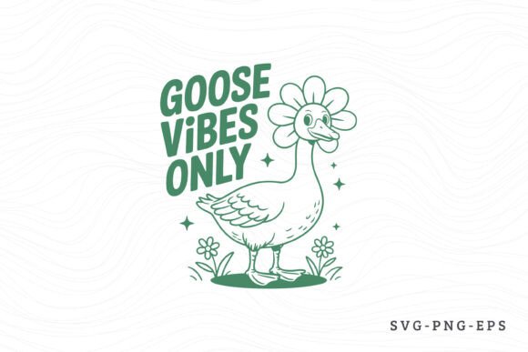 Retro Silly Goose SVG: A Fun Graphics Asset for Crafts