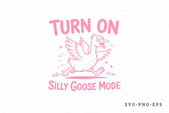 Retro Silly Goose SVG: A Playful Graphics Asset for Crafts